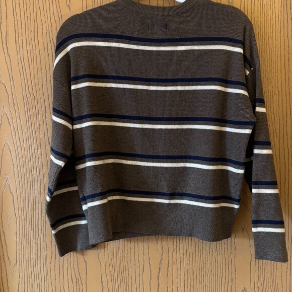Striped Brown Sweater - Picture 4 of 6